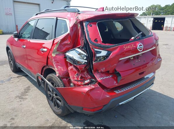 5N1AT2MV2HC802441 2017 NISSAN ROGUE Красный Вид спереди