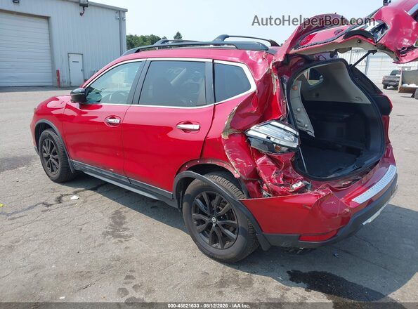 5N1AT2MV2HC802441 2017 NISSAN ROGUE Красный Задняя левая четверть
