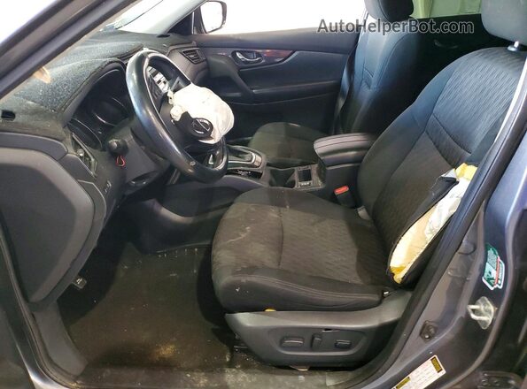 5N1AT2MV2HC888656 2017 NISSAN ROGUE Gray Вид салону спереду
