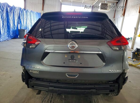 5N1AT2MV2HC888656 2017 NISSAN ROGUE Gray Вид ззаду