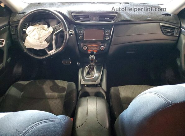 5N1AT2MV2HC888656 2017 NISSAN ROGUE Gray Вид панелі приладів