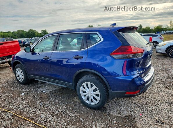 5N1AT2MV2JC715922 2018 NISSAN ROGUE Синий Задняя левая четверть
