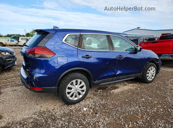 5N1AT2MV2JC715922 2018 NISSAN ROGUE Синий Задняя правая четверть