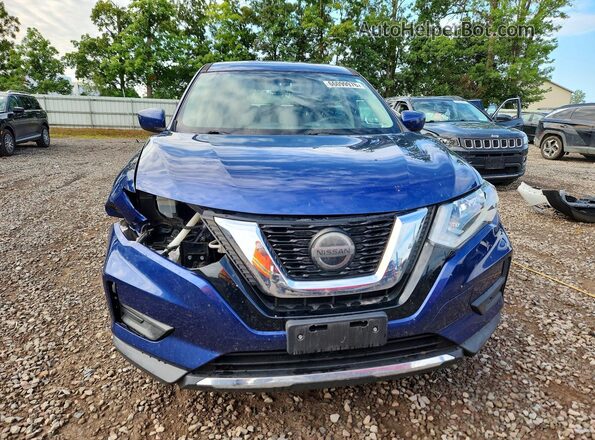 5N1AT2MV2JC715922 2018 NISSAN ROGUE Синий Вид спереди