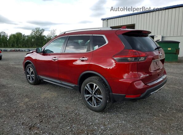 5N1AT2MV2JC736026 2018 NISSAN ROGUE Red Rear left