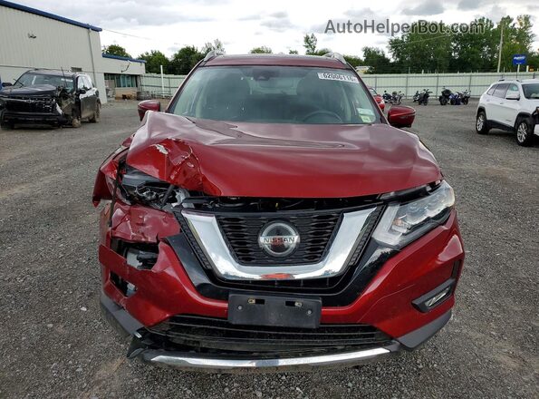 5N1AT2MV2JC736026 2018 NISSAN ROGUE Red Front view