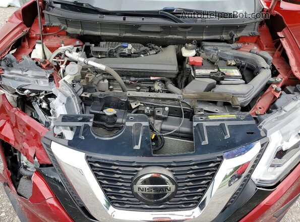 5N1AT2MV2JC736026 2018 NISSAN ROGUE Red Engine compartment view
