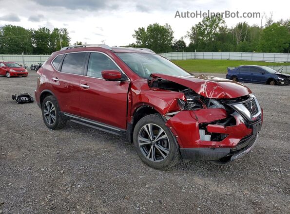5N1AT2MV2JC736026 2018 NISSAN ROGUE Red Front right