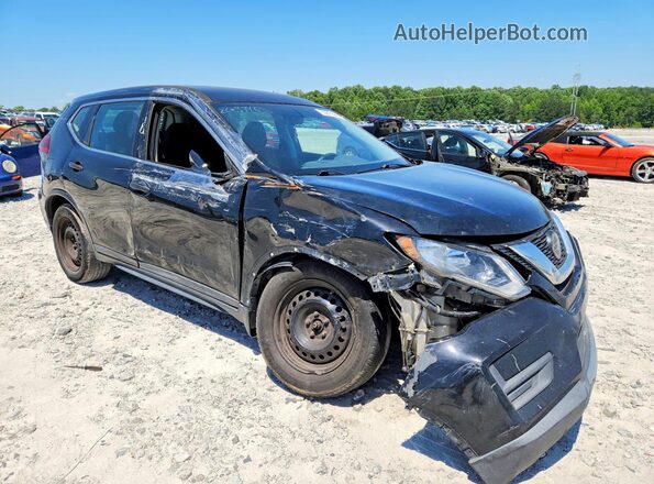 5N1AT2MV2JC744093 2018 NISSAN ROGUE Black Delantero derecho