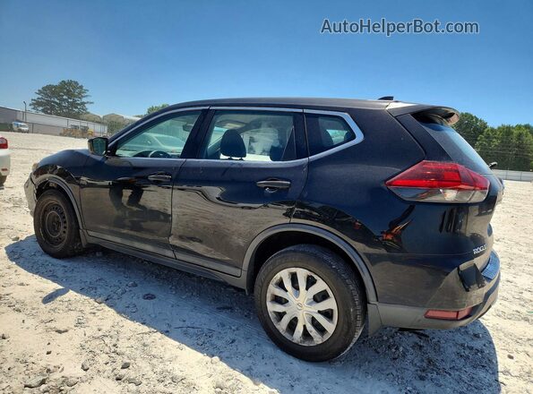 5N1AT2MV2JC744093 2018 NISSAN ROGUE Black Trasero izquierdo