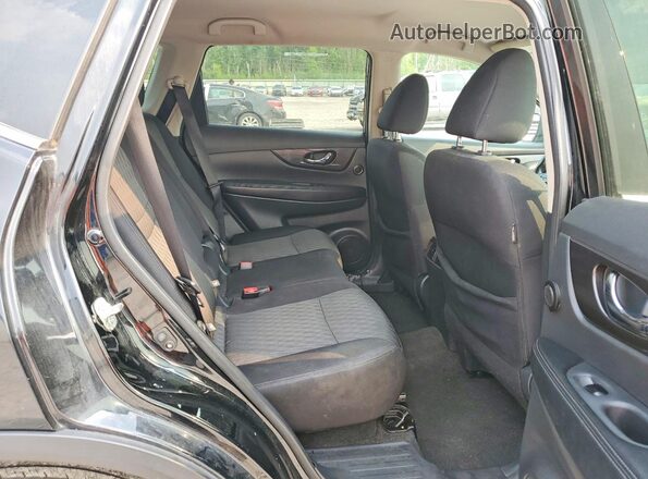 5N1AT2MV2JC786389 2018 NISSAN ROGUE Black Widok wnętrza z tyłu