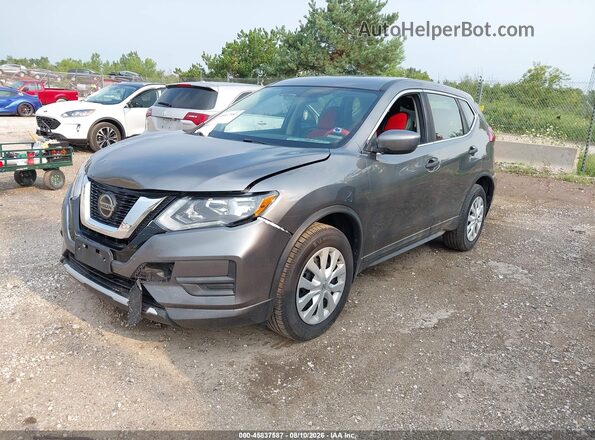 5N1AT2MV2JC841309 2018 NISSAN ROGUE Gray Vista tres cuartos delantera izquierda