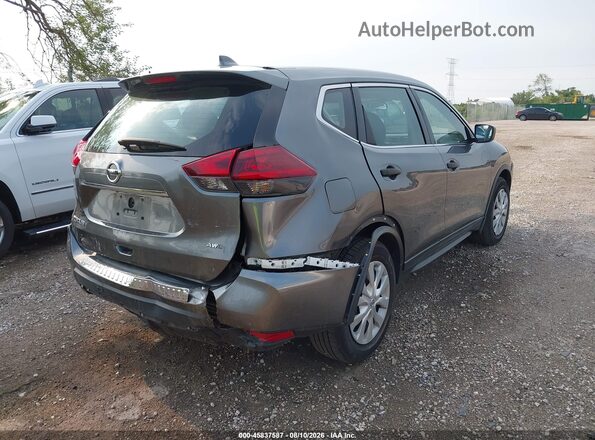 5N1AT2MV2JC841309 2018 NISSAN ROGUE Gray Trasero derecho