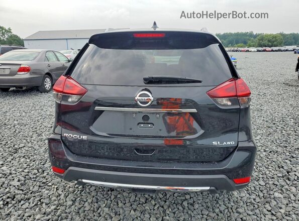 5N1AT2MV2KC724380 2019 NISSAN ROGUE Black Widok z tyłu