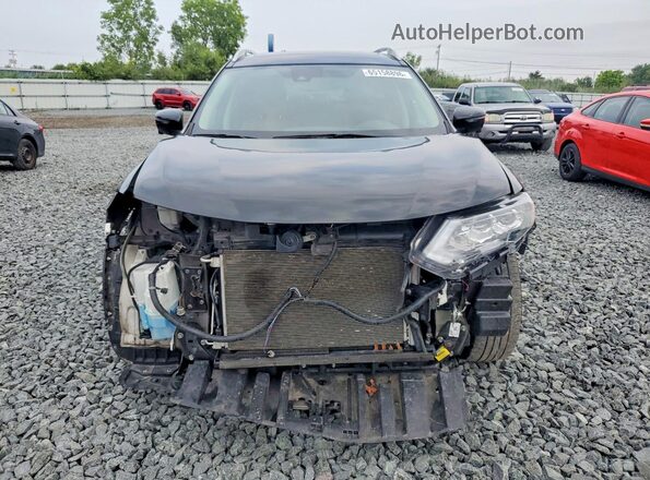 5N1AT2MV2KC724380 2019 NISSAN ROGUE Black Widok z przodu
