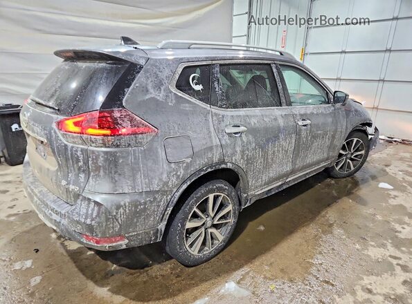 5N1AT2MV2KC766628 2019 NISSAN ROGUE Gray Задня права чверть