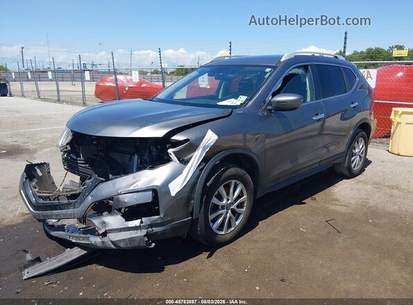 5N1AT2MV2KC828271 2019 NISSAN ROGUE Gray Передня ліва чверть