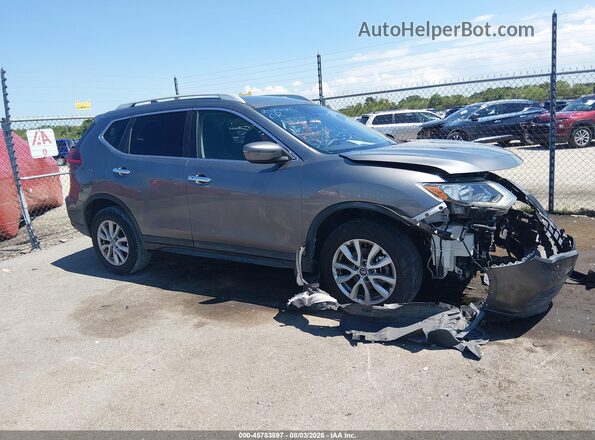 5N1AT2MV2KC828271 2019 NISSAN ROGUE Gray Вид задньої частини салону