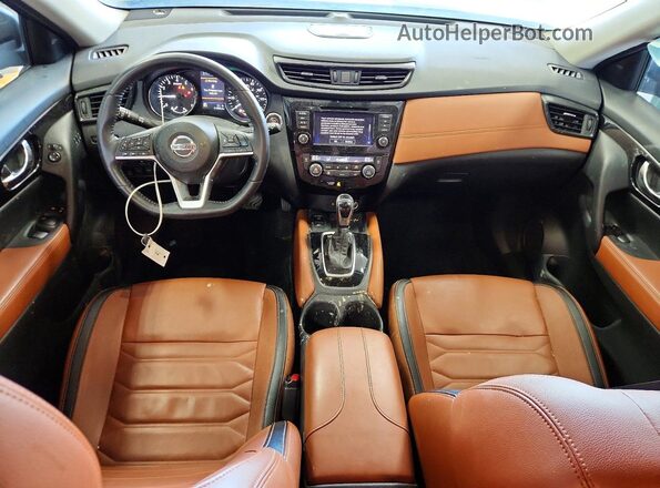5N1AT2MV2KC842221 2019 NISSAN ROGUE Черный Вид панели приборов