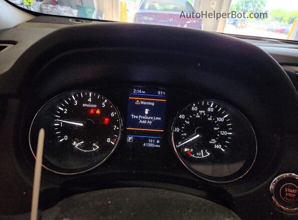 5N1AT2MV2KC842221 2019 NISSAN ROGUE Черный Вид щитка приборов