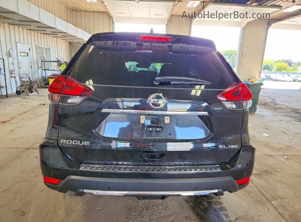 5N1AT2MV2KC842221 2019 NISSAN ROGUE Черный Вид сзади