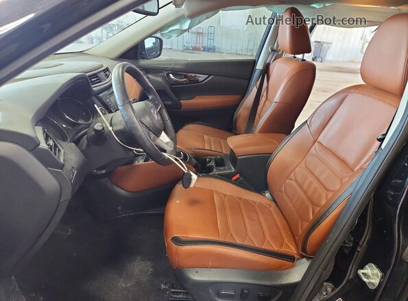 5N1AT2MV2KC842221 2019 NISSAN ROGUE Черный Вид салона спереди