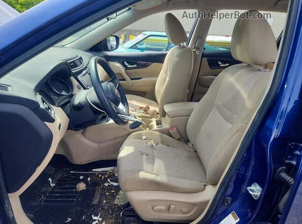 5N1AT2MV2LC779204 2020 NISSAN ROGUE Blue Vista interior delantera