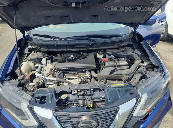 5N1AT2MV2LC779204 2020 NISSAN ROGUE Blue Vista del compartimento del motor