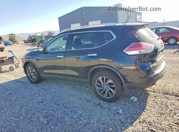 5N1AT2MV3GC740742 2016 NISSAN ROGUE Черный Задняя правая четверть