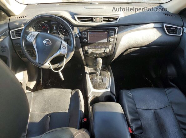 5N1AT2MV3GC740742 2016 NISSAN ROGUE Черный Панорамный вид салона 360°