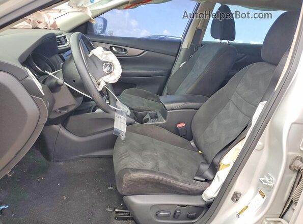 5N1AT2MV3GC840520 2016 NISSAN ROGUE Silver Вид салону спереду