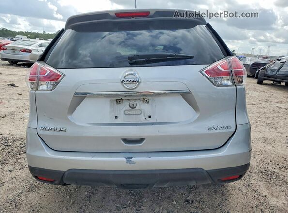 5N1AT2MV3GC840520 2016 NISSAN ROGUE Silver Вид ззаду