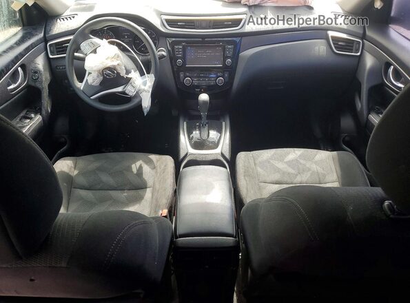 5N1AT2MV3GC840520 2016 NISSAN ROGUE Silver Вид панелі приладів