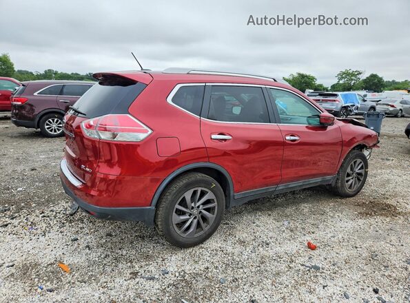 5N1AT2MV3GC851601 2016 NISSAN ROGUE Red Tył prawy