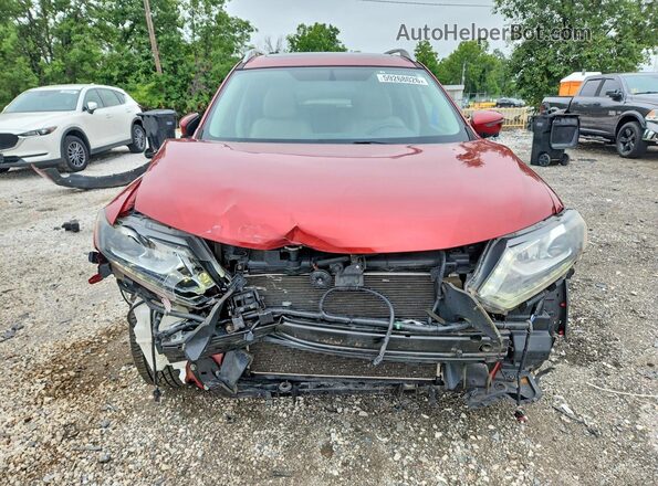 5N1AT2MV3GC851601 2016 NISSAN ROGUE Red Widok z przodu