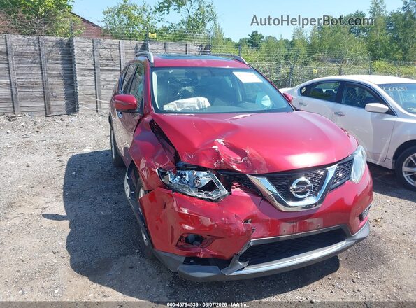 5N1AT2MV3GC867121 2016 NISSAN ROGUE Red წინა ხედი