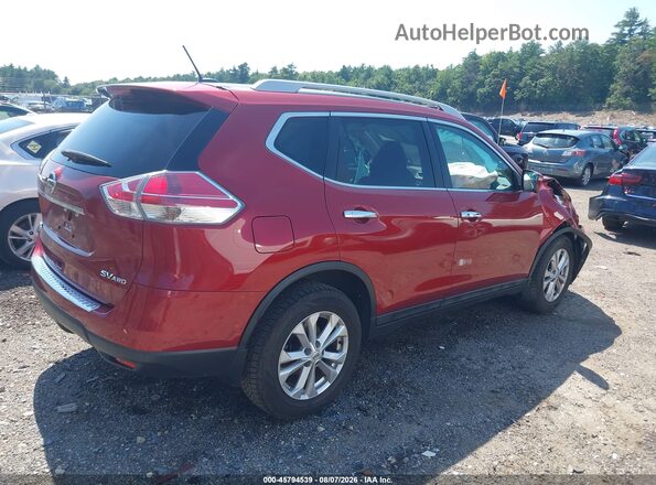 5N1AT2MV3GC867121 2016 NISSAN ROGUE Red უკანა მარჯვენა