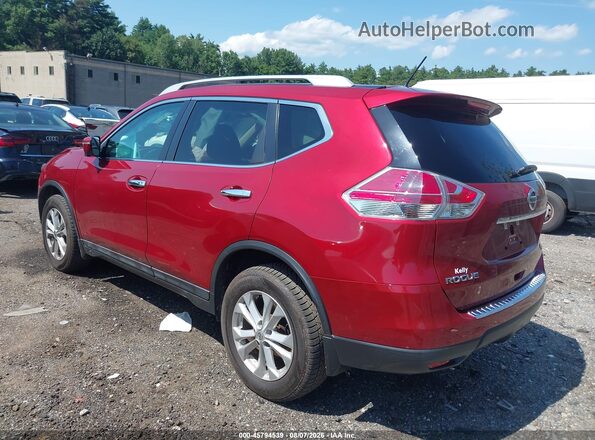 5N1AT2MV3GC867121 2016 NISSAN ROGUE Red უკანა მარცხენა
