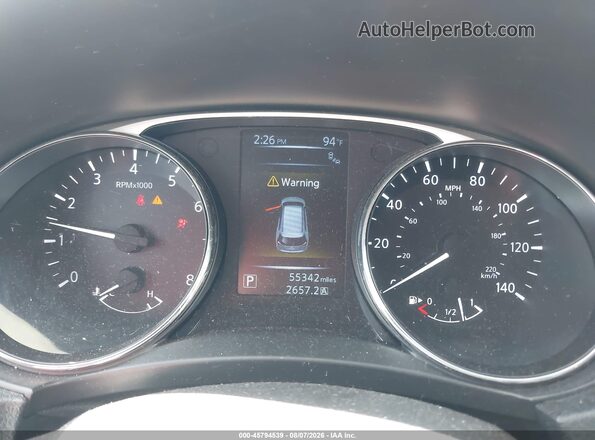 5N1AT2MV3GC867121 2016 NISSAN ROGUE Red უკანა სავარძლების ხედი