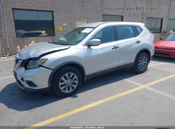 5N1AT2MV3GC888194 2016 NISSAN ROGUE Серый Передняя левая четверть