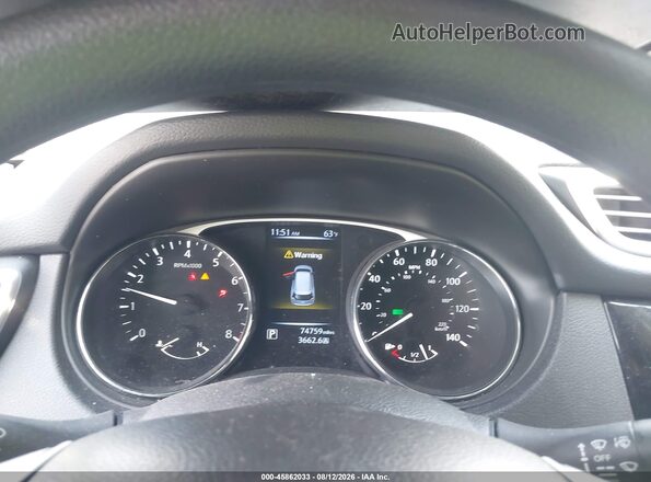 5N1AT2MV3GC888194 2016 NISSAN ROGUE Серый Вид задних сидений