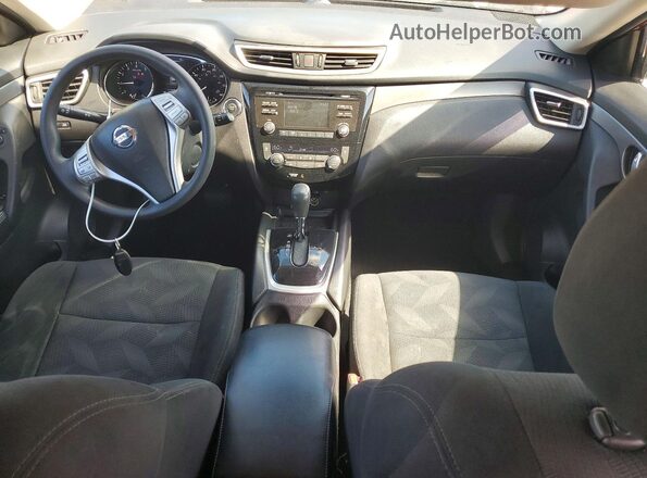 5N1AT2MV3GC890348 2016 NISSAN ROGUE Красный Вид панели приборов