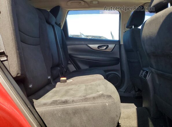 5N1AT2MV3GC890348 2016 NISSAN ROGUE Красный Вид задней части салона