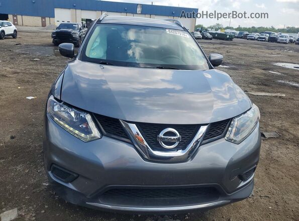 5N1AT2MV3GC893881 2016 NISSAN ROGUE Gray Front view