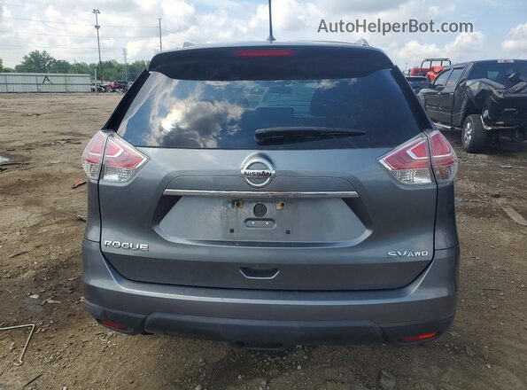 5N1AT2MV3GC893881 2016 NISSAN ROGUE Gray Rear view