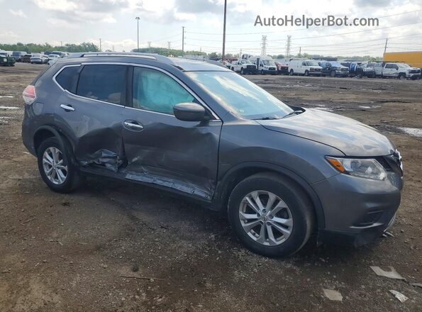 5N1AT2MV3GC893881 2016 NISSAN ROGUE Gray Front right
