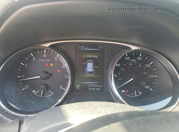 5N1AT2MV3GC893881 2016 NISSAN ROGUE Gray Instrument cluster view