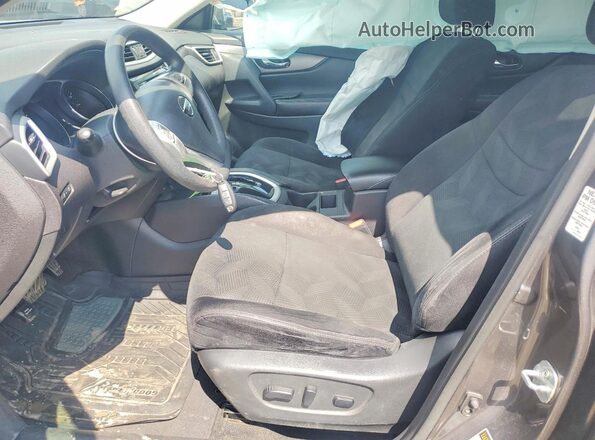 5N1AT2MV3GC893881 2016 NISSAN ROGUE Gray Front interior view