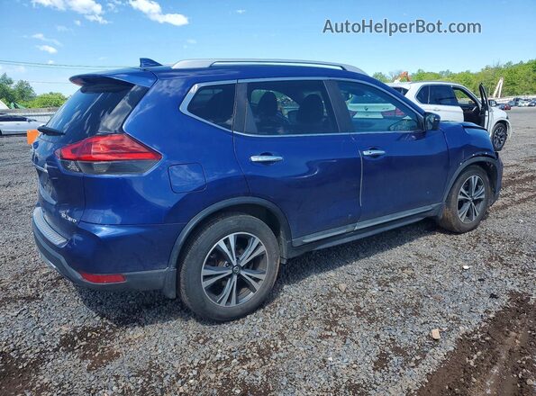 5N1AT2MV3HC748759 2017 NISSAN ROGUE Blue უკანა მარჯვენა