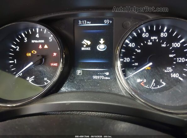 5N1AT2MV3HC780353 2017 NISSAN ROGUE White Вид задніх сидінь